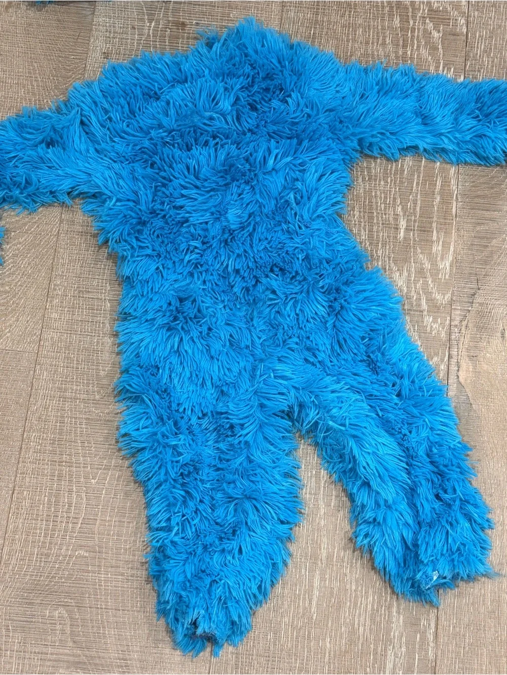 Disguise Bright Blue Cookie Monster Plush Costume - 2T